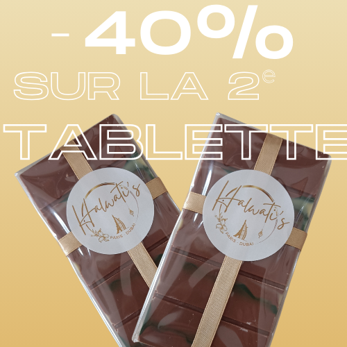 Tablette de chocolat dubai