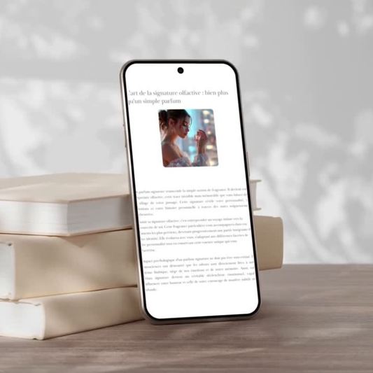 Ebook Offert : Choisir son parfum signature et découvrir sa signature olfactive